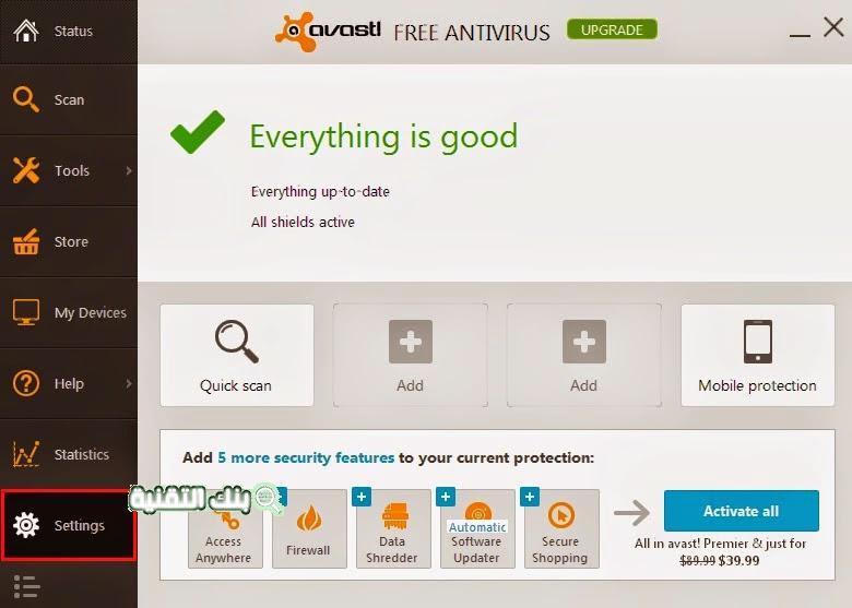 رمز تفعيل افاست Avast مدى الحياة مضاد للفيروسات مجاني