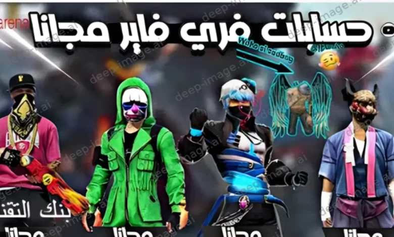 الحصول على حسابات فري فاير غير مسروقة