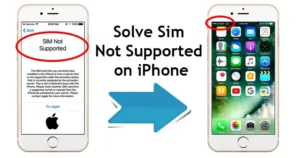 حل مشكلة بطاقة sim غير مدعومة للايفون
