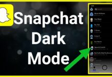 دارك مود سناب Snapchat Dark Mode