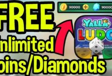 شحن يلا لودو مجانا Yalla Ludo Free Diamonds & Coins