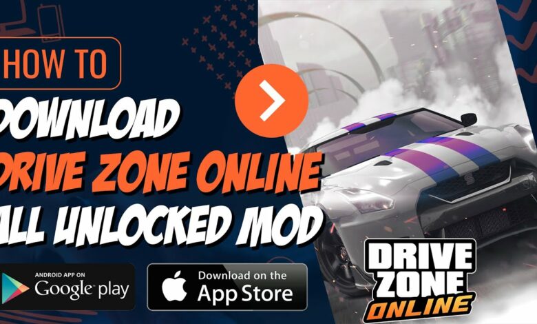 تحميل لعبة drive zone online مهكرة آخر اصدار للاندرويد 2026 1 تحميل لعبة درايف زون مهكرة Drive Zone Online Mod Apk