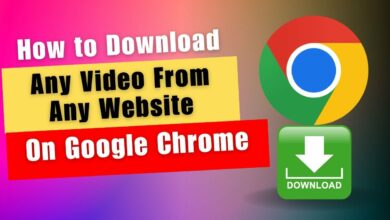 تحميل الفيديو من جوجل بدون برامج Download videos from google chrome