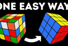 كيف احل مكعب روبيك How to solve rubik's cube