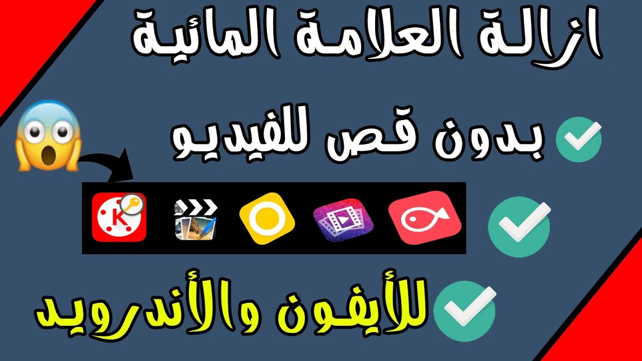 كيف يمكن ازالة العلامة المائية من الفيديو